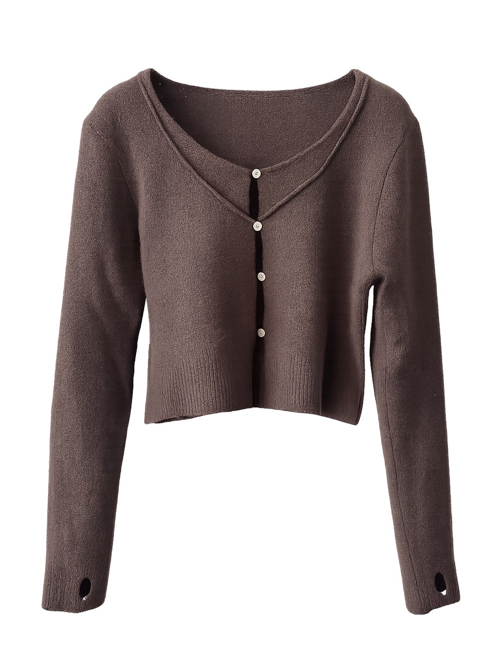Zara soft knit cropped cardigan